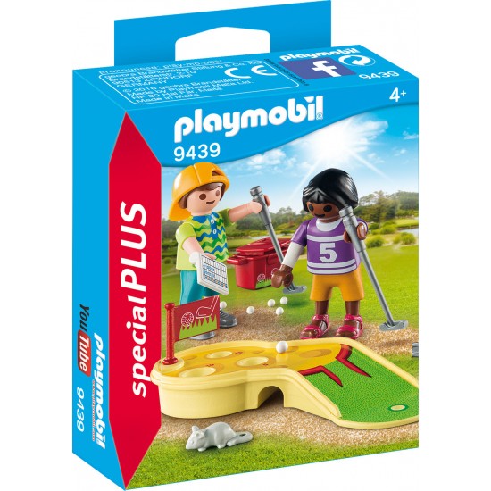 Figurine jucand minigolf