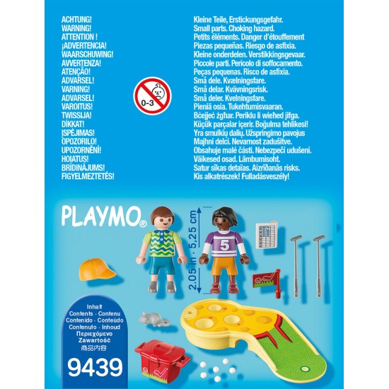 Figurine jucand minigolf