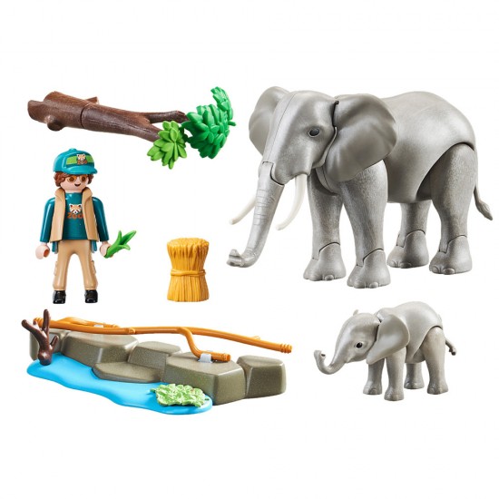 Playmobil Family Fun - Habitatul elefantilor