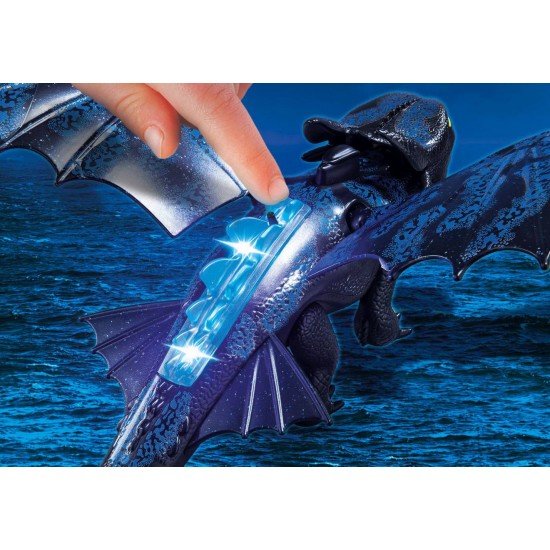 Playmobil Dragons - Hiccup, Toothless si pui de dragon
