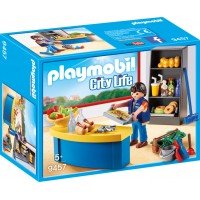 Playmobil City Life - Ingrijitor si chiosc