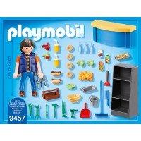 Playmobil City Life - Ingrijitor si chiosc