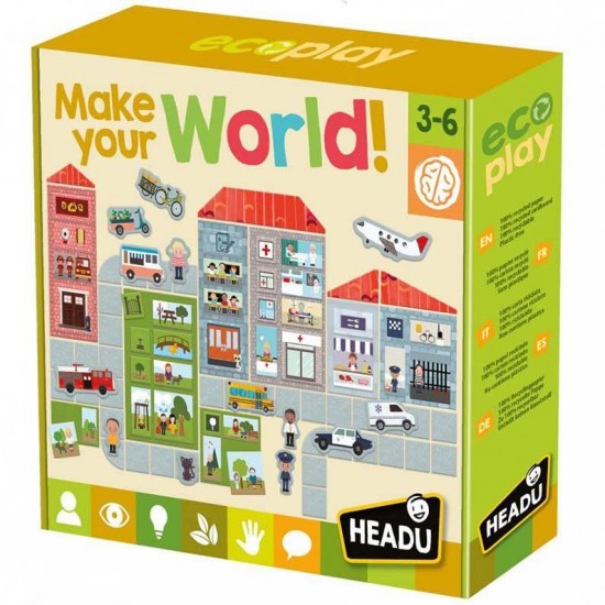 Joc educativ Headu - Construieste-ti propria lume!