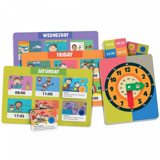 Joc educativ - Sa invatam ora si zilele