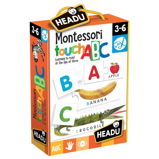 Joc tactil Montessori ABC