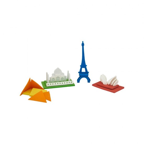 Kit creatie 6 in 1 In jurul lumii
