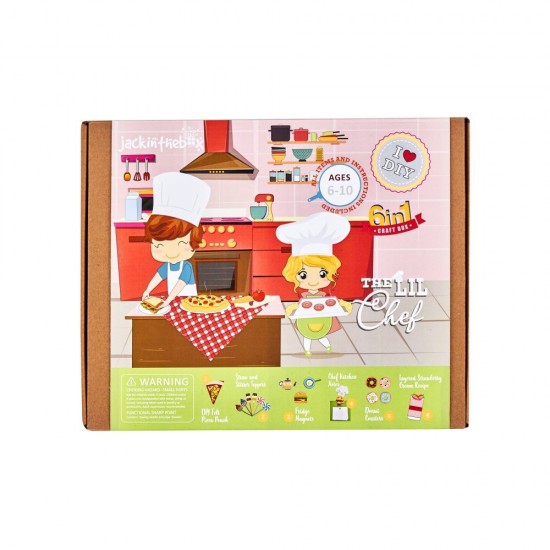 Kit creatie 6 in 1 Micul bucatar