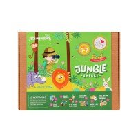 Kit creatie 6 in 1 Safari in jungla