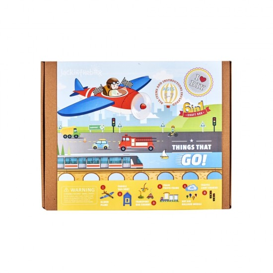 Kit creatie 6 in 1 Diferite vehicule