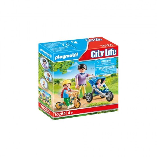 Playmobil City Life - Mama cu copii