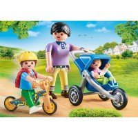 Playmobil City Life - Mama cu copii