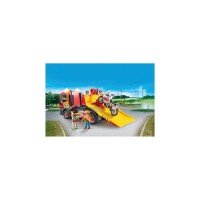 Playmobil City Life - Masina de remorcare cu motocicleta