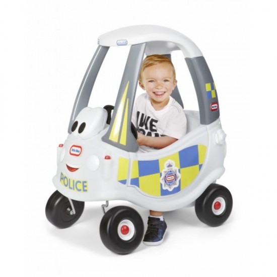Masinuta de politie alba Cozy Coupe Little Tikes