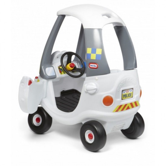 Masinuta de politie alba Cozy Coupe Little Tikes