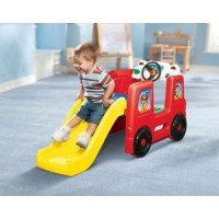 Masinuta pompieri cu diverse activitati si tobogan