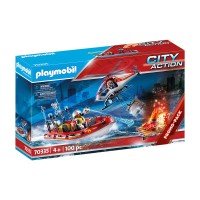 Playmobil City Action - Misiunea de salvare a pompierilor
