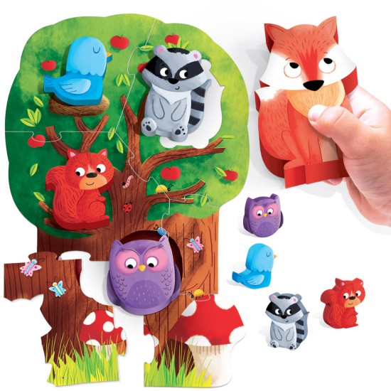 Puzzle Montessori - Primul meu puzzle Padurea