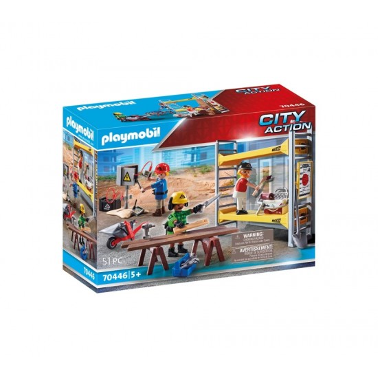Playmobil City Action - Muncitori cu schela