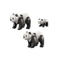 Set figurine Playmobil Family Fun - Panda cu pui