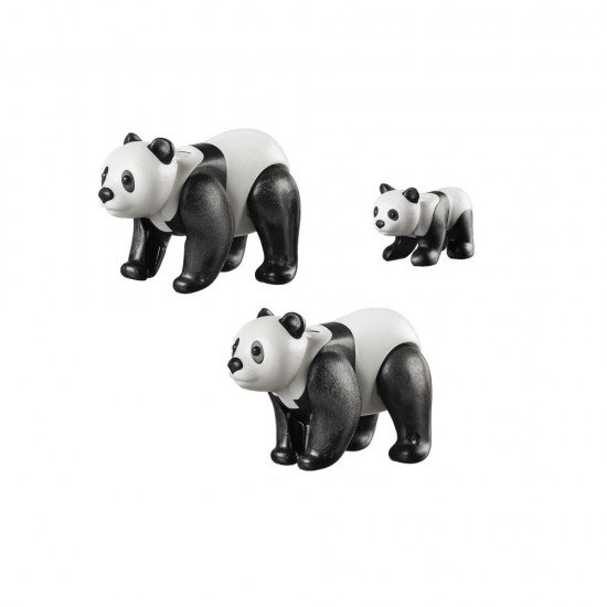 Set figurine Playmobil Family Fun - Panda cu pui