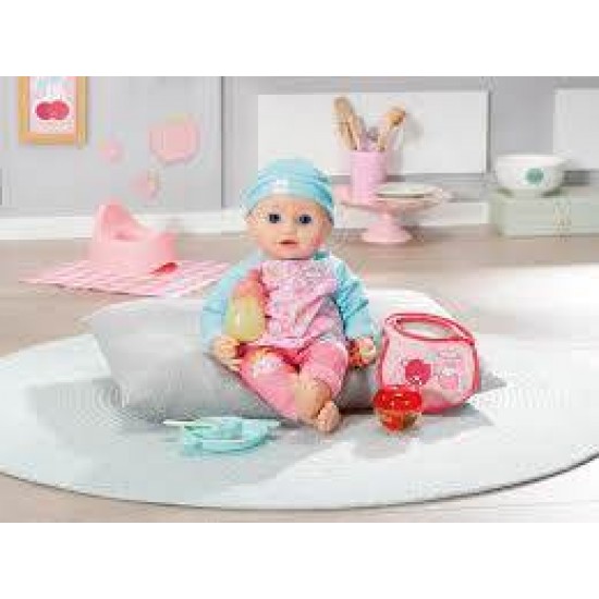 Papusa interactiva Baby Annabell 43 cm cu accesorii