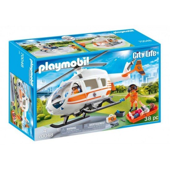 Playmobil City Life - Elicopter de salvare