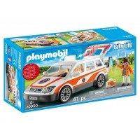 Playmobil City Life - Masina de urgenta cu sirena