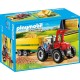 Playmobil Country - Tractor cu remorca galbena