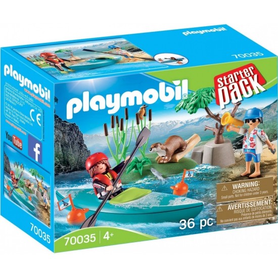Set aventura cu caiac Playmobil