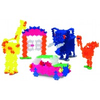 Set constructie Plus-Plus Neon 3 in 1 - 480 piese