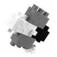 Set constructie Plus-Plus tonuri de gri 100 piese