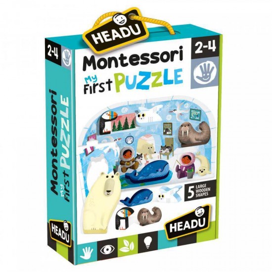 Primul meu puzzle Montessori - Polul Nord