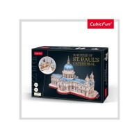 Puzzle 3D CubicFun - Catedrala St. Paul nivel complex 643 piese