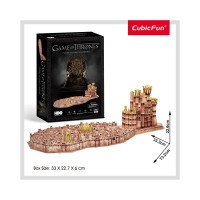 Puzzle 3D Game of Thrones - Tinutul regelui 262 piese