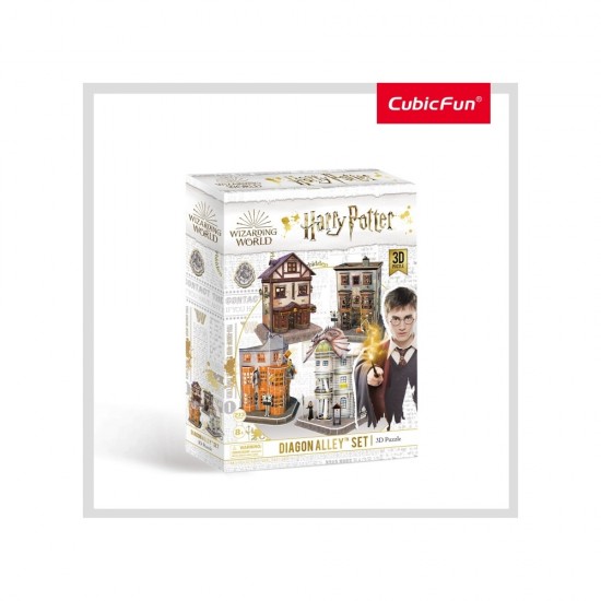 Puzzle 3D Harry Potter 4 in 1 Aleea Diagon 273 piese