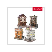 Puzzle 3D Harry Potter 4 in 1 Aleea Diagon 273 piese