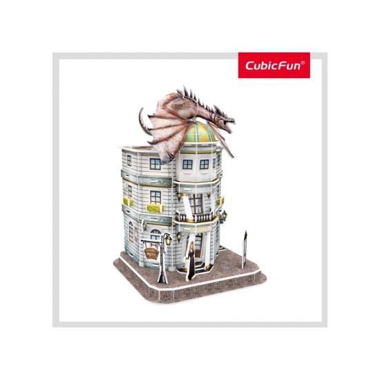 Puzzle 3D Harry Potter Banca Gringotts 74 piese