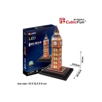 Puzzle 3D cu led Big Ben 28 piese