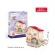 Puzzle 3D cu led casa de vacanta 116 piese
