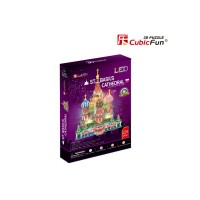 Puzzle 3D cu led Catedrala St. Basil 224 piese