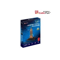 Puzzle 3D cu led Empire State Building 38 piese