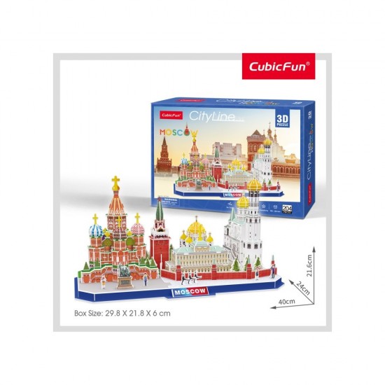 Puzzle 3D Moscova 107 piese