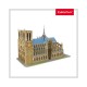 Puzzle 3D Notre Dame nivel mediu 53 piese