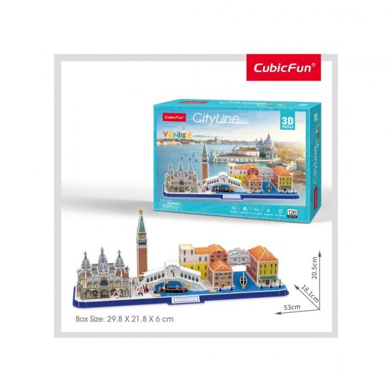 Puzzle 3D Venetia 126 piese