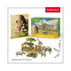 Puzzle 3D cu brosura - Animale salbatice 69 piese
