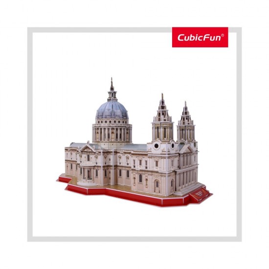 Puzzle 3D cu brosura Catedrala St. Paul 107 piese