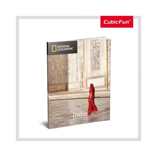 Puzzle 3D cu brosura Taj Mahal 87 piese