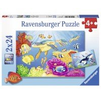 Puzzle acvatic - 2x24 piese