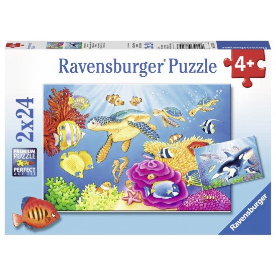 Puzzle acvatic - 2x24 piese