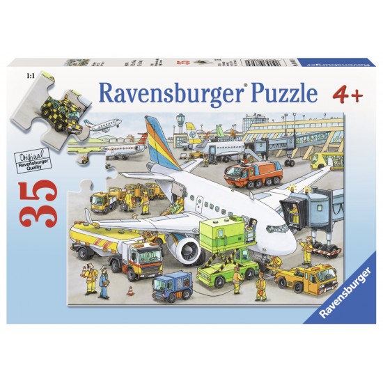Puzzle Aeroport ocupat - 35 piese
